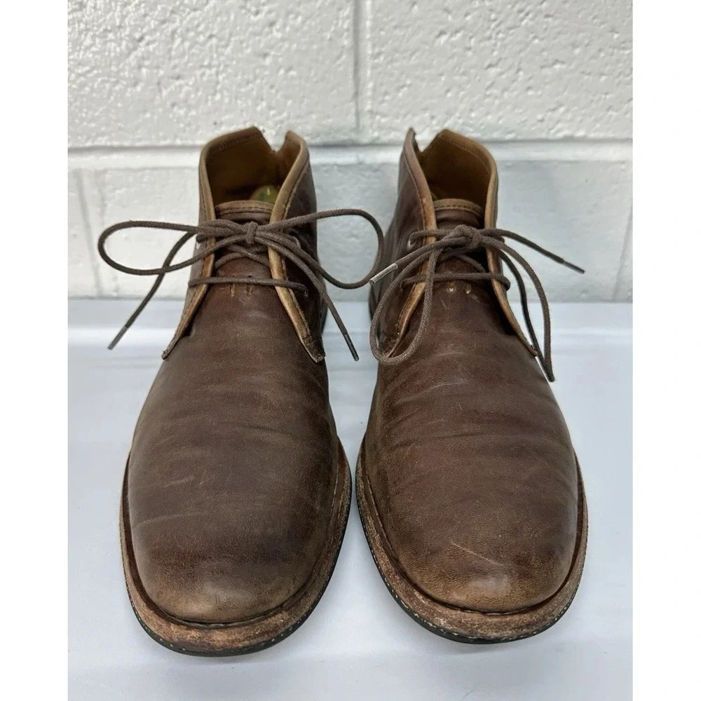 Timberland 75509 Wodehouse Mens 10 Chukka Short Brown Leather Desert Ankle BOOTS